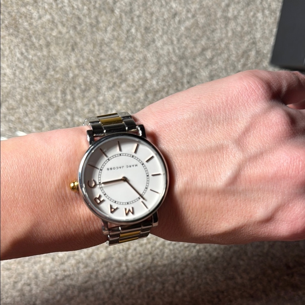 Marc Jacobs Silver and Gold Watch